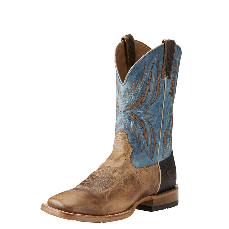 Botas Vaqueras Ariat Arena Rebound Azules/Marrones Hombre - Chile 659-HPDKVM